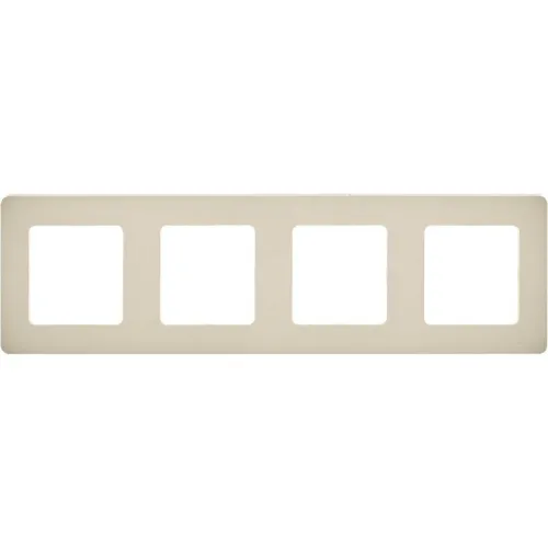 Рамка 4-м Inspiria сл. кость IEK 673961 фото 2