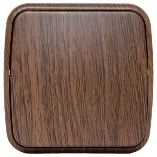 Выключатель 1-кл. 2п ОП Минск 10А IP20 темн. дерево EKF EGV10-021-40 фото 3