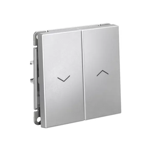 Выключатель для жалюзи 2-кл. ArtGallery 2х (сх. 4) 10А быстрозажим. клем. механизм алюм. SE GAL000319S фото 4