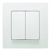 Выключатель 2-кл. Lillium Makel 32001003