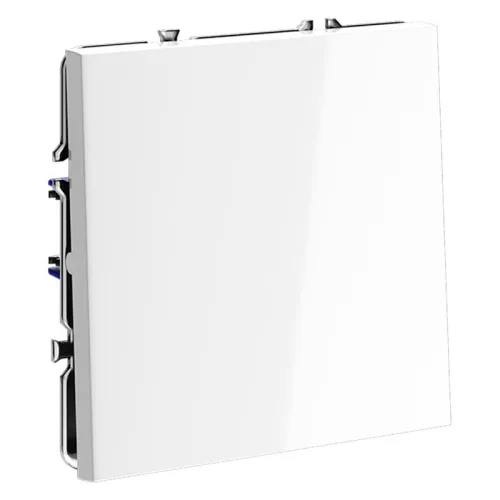 Выключатель 1-кл. СП S70 10А механизм бел. глянцевый Voltum VLS010101 фото 4