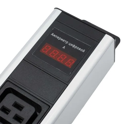 Блок распределения питания 12-м 16А C19 для 19дюйм шкафов вертикал. с индикатором сети защита от перенапряж. вх. DKC R5V12PIOPCDC19 фото 3