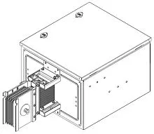 Секция концевого питания 1250А Cu 3L+N+1/2PE IP55 тран. IEK LB-1250C5-35-F-EB