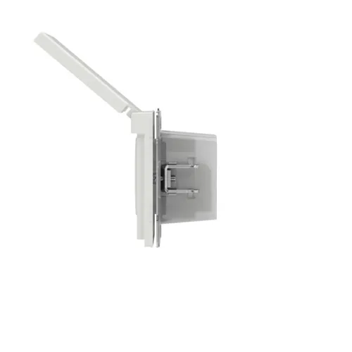 Розетка силовая KANT IP44 2P+E защ. шторки с крышкой бел. песок DKC 7010013 фото 4