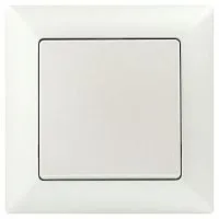 Выключатель 1-кл. СП Solo 4-101-06 10А 250В IP20 перламутр Intro Б0053551