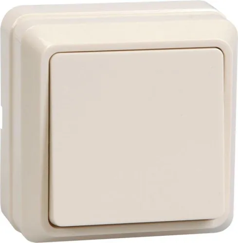 Выключатель 1-кл. ОП Октава 10А IP20 ВС20-1-0-ОКм крем. GENERICA EVO10-K33-10-DC