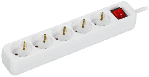 Удлинитель 5х3м 16А У05К ПВС 3х1.5 бел. UMA IEK UM-YP10-16-05-03-ZK-K01