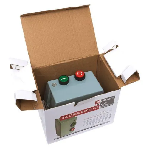 Пускатель магнитный КМЭ 9А 230В с РТЭ и индикатором PROxima в корп. IP65 EKF ctrp-r-9-230v-led фото 8