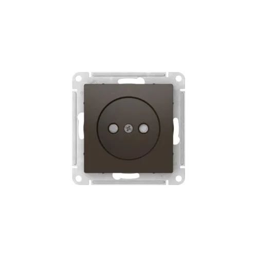 Розетка AtlasDesign 16А без заземл. защ. шторки быстрозажим. клем. механизм мокко SE ATN000649S фото 4