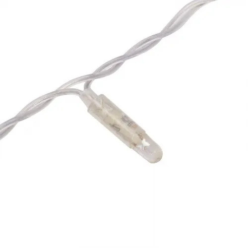 Гирлянда светодиодная "Занавес" 2х9м 1200LED тепл. бел. 230В IP65 эффект мерцания провод ПВХ прозр. соединяется нужен шнур 303-500-1 Neon-Night 235-696 фото 4