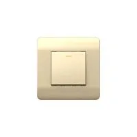 Выключатель 1-кл. NEW3-E 10А с подсветкой шампань CHINT 431392