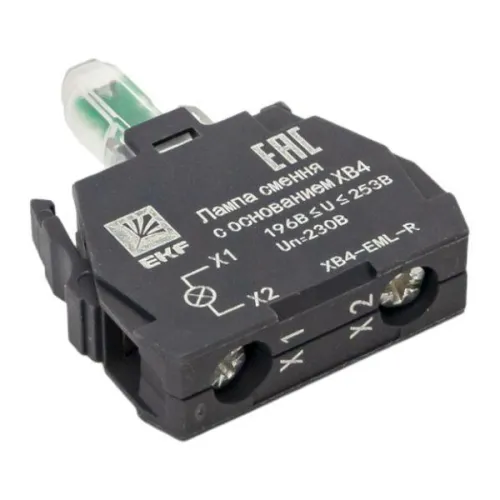 Лампа сменная с основанием XB4 красн. 230В PROxima EKF XB4-EML-R фото 5