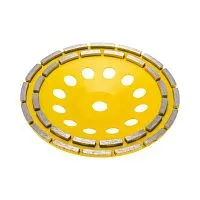 Чашка алмазная шлифовальная двухрядная 230х22.2мм KRANZ KR-90-0254