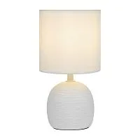 Лампа настольная Sheron 7044-502 1хЕ14 40Вт керамика бел. с абажуром Rivoli Б0053459