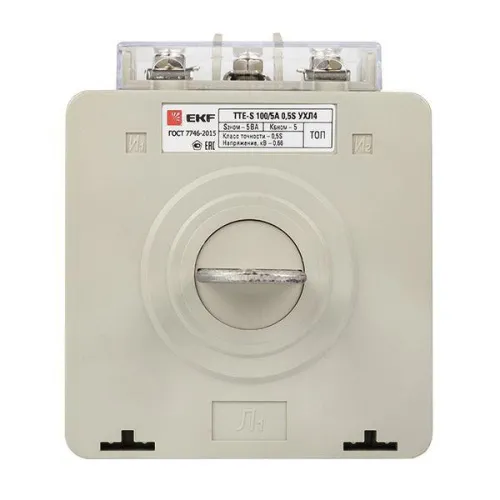 Трансформатор тока ТТЕ-А 100/5А кл. точн. 0.5S с клеммой напряжения PROxima EKF tte-S-100-0.5S фото 5