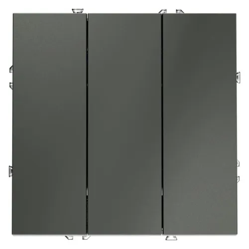 Выключатель 3-кл. СП S70 10А механизм титан Voltum VLS030106