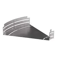 Угол для лотка горизонтальный изменяемый 0-45град. 400х80 Стандарт Промрукав PR16.0995