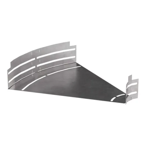 Угол для лотка горизонтальный изменяемый 0-45град. 400х80 Стандарт Промрукав PR16.0995