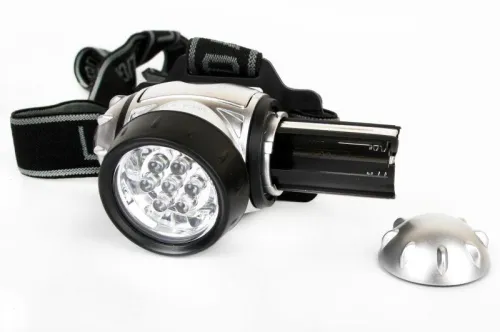Фонарь налобный LED 5351 7LED 3 режима 3хR03 металлик Ultraflash 10260 фото 6