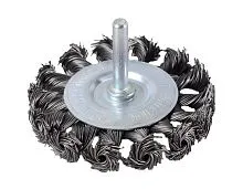 Щетка для дрели плоская крученая 75мм Вихрь 73/1/3/47