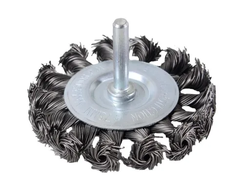Щетка для дрели плоская крученая 75мм Вихрь 73/1/3/47