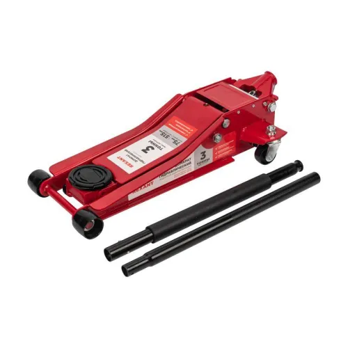 Домкрат гидравлический подкатной 3т шиномонтажный Rexant 80-0607 фото 3