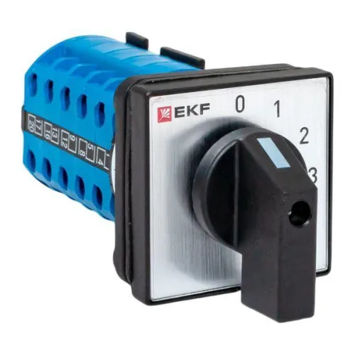 Переключатель кулачковый ПК-1-103 3п 10А "0-1-2-3" IP65 EKF pk-1-103-10-65