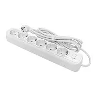 Удлинитель с сетевым фильтром 6х1.8м с заземл. 16А IP20 Блокбастер XL 3.2кВт ПВС 3х1 с выкл. PROxima EKF UFA16-310-6-018