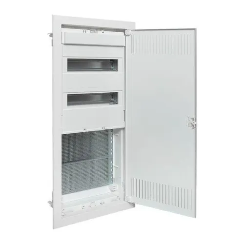 Щит комбинированный встраив. Nova 2 DIN-рейки + 2 монтаж. платы 4 габарит IP41 с метал. перфорированной дверью EKF nv-cb-pmd-2+2 фото 6