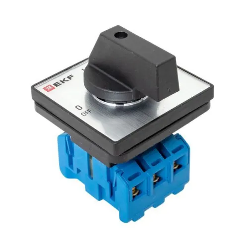 Переключатель кулачковый ПК-2-13 3П 25А "ВКЛ-ВЫКЛ" EKF pk-2-13-25 фото 6