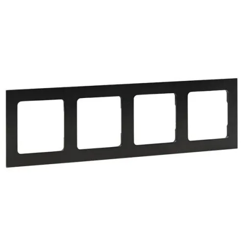 Рамка 4-м Стокгольм металл. черн. PROxima EKF EZM-G-305-10 фото 4