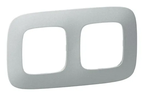 Рамка 2-м Valena Allure универсальная алюм. Leg 754392 фото 6