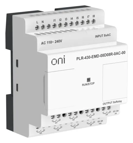 Модуль расширения входов выходов ПЛК 430 8 DI 8 RO 220В AC ONI PLR-430-EMD-08D08R-0AC-00 фото 6