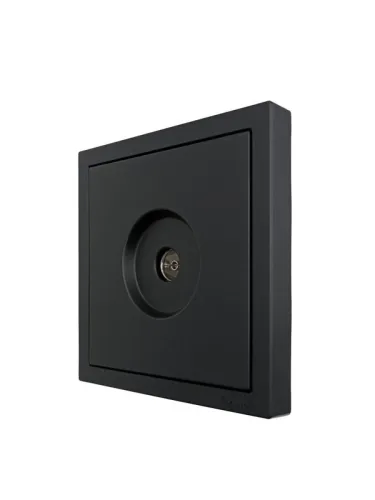 Розетка ТВ оконечная СП ZIMA IP20 черн. бархат LEZARD 704-4288-130 фото 5