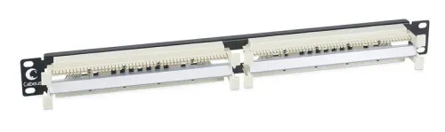 Кросс панель CP-100P-110TYPE 100 парная 110 типа 19дюйм 1U (без модулей) Cabeus 7013c