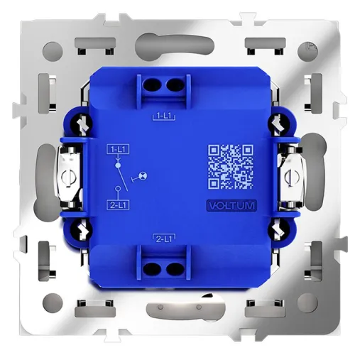 Выключатель 1-кл СП S70 10А с подсветкой механизм бел. матов. Voltum VLS010202 фото 6