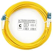 Шнур оптический FOP(d)-9-LC-LC-25м duplex LC-LC 9/125см 25м LSZH Cabeus 8341c