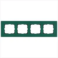 Рамка 4-м G-Glass стекло лазурн. Jasmart G1004GJ