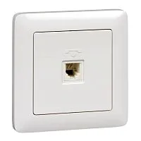 Розетка телефонная СП Хит RJ11 1А 160В бел. SE RT-4S3-B
