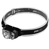 Фонарь аккумуляторный налобный AccuH1-L5WZ-bk zoom LED 5Вт + 2хRED SMD IP54 5 режимов: 100проц. 180лм 3.5ч/50проц. 110лм 5.5ч/30проц. 65лм 15ч/красн. 28ч/мигающ. красн. 12ч аккум. 0.8А.ч управл. жестами черн./сер. JazzWay 5036642