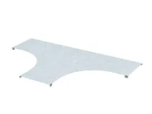 Крышка на ответвитель T-образ. 400 цинк-ламель DKC UKT604ZL