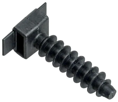 База дюбельная БД 35х10 под хомут черн. (уп.100шт) IEK UHP32-35-10-100-K02