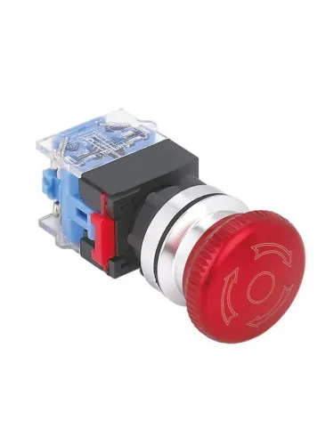 Выключатель кнопочный ВК30-01TSC/R/P 1НЗ гриб с фиксацией 40мм d30мм IP65 красн. Электротехник ET086978