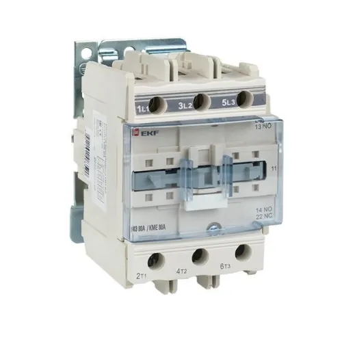 Контактор КМЭ-3 80А кат. 230В AC 1НО+1НЗ EKF ctr-s-80-220