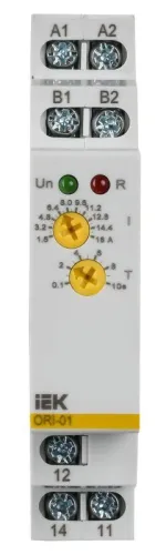 Реле тока ORI 1.6-16А 24-240В AC/24В DC IEK ORI-01-16 фото 4