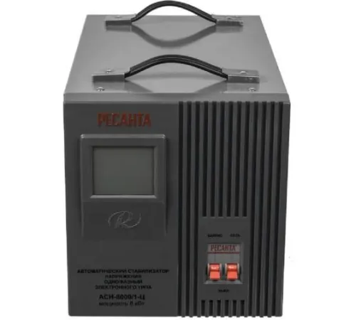 Стабилизатор напряжения АСН-8000/1-Ц 1ф 8кВт IP20 релейный Ресанта 63/6/7 фото 4