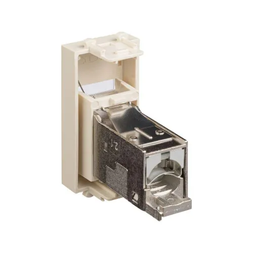 Розетка компьютерная 1мод. Avanti "Ванильная дымка" RJ45 кат.5E экранир. модульная DKC 4405361 фото 4