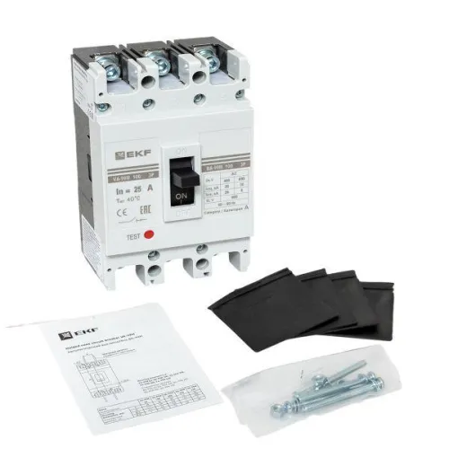 Выключатель автоматический 3п 100/25А 35кА ВА-99М PROxima EKF mccb99-100-25m фото 12