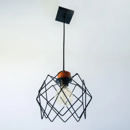 Светильник "Сигма" 211 НСБ 01-60-161 Е27 ИУ черн. муар медь Элетех 1005404793 фото 4