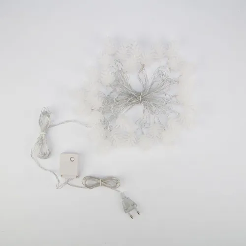 Гирлянда светодиодная "Шишки" 5м 30LED тепл. бел. 1.8Вт IP20 с контроллером 8 режимов провод ПВХ прозр. Neon-Night 303-069 фото 5